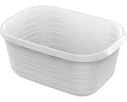 M-Home - Signature - Wasmand - 50 L - 64 x 43 x 26 cm - Wit - Kunststof