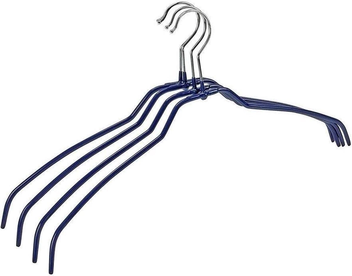 10412411100 Formbügel Slim 42 - 4er Set Kleiderbügel, dunkelblau — afbeelding 1