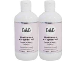 B&B Italiaanse Wasparfum Witte Musk - 2 x 250 ml - Voordeelverpakking