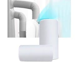 Dailygoods- Airconditioningslang Flexibel - Afvoerslang Draagbaar - Schroefdraad Tegen Klok In - Uittrekbaar tot 200 cm - Reduceerbaar tot 30 cm - Geschikt voor 14 cm Modellen