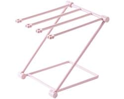 Dailygoods- Vaatdoekhouder Opvouwbaar - Vaatdoek Droogrek - 4 Armen - Multifunctioneel - Kunststof - Ruimtebesparend - Keukenrek
