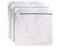 SnelShoppen - Set van 3 Wasnetten voor Wasmachines, Waszakken met Rits, Beschermende Waszakken voor Ondergoed, Blouses, Bed Linnen en Jassen, 50 x 60