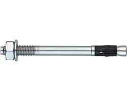 Boutanker - Ankerbouten Doorsteekanker - Bevestigen van zware lasten - Gelegeerd staal - 10 mm 115 mm - Zilverkleurig