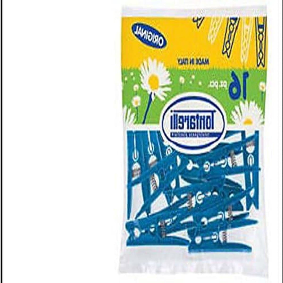 Wasknijpers - Kledingknijpers - Kleding Drogen - Kunststof Materiaal - 16 Stuks - Blauw — afbeelding 1
