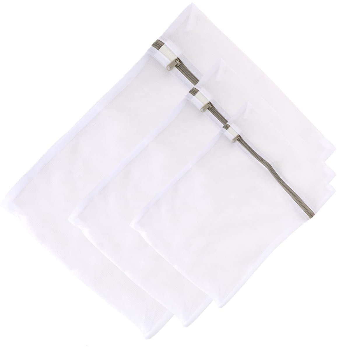 Solidchoice - Set van 3 Wasnetten met Rits voor Kledingbescherming — afbeelding 1