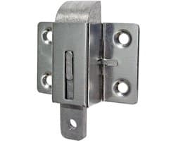 SnelShoppen - Schnäpper Skylight Snap Lock Raamslot met Veer Vergrendeling - 53x36.5mm - Zilver Gegalvaniseerd - Ideaal voor Tuin, Camping en Veilighe