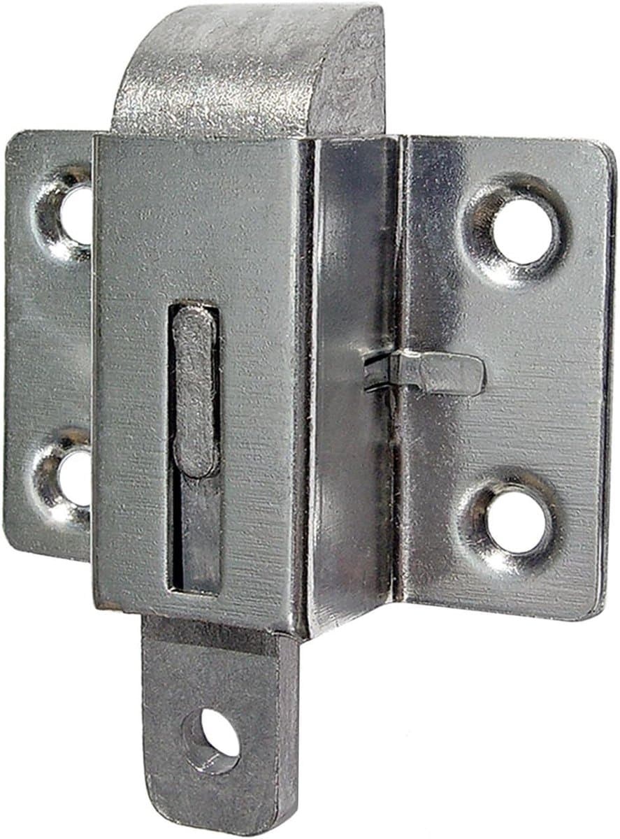 SnelShoppen - Schnäpper Skylight Snap Lock Raamslot met Veer Vergrendeling - 53x36.5mm - Zilver Gegalvaniseerd - Ideaal voor Tuin, Camping en Veilighe — afbeelding 1