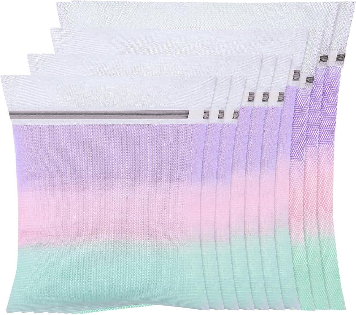 Wasnet voor wasmachine - 10 stuks waszakken met ritssluiting in 4 maten voor kleding, babykleding, ondergoed en meer — afbeelding 1