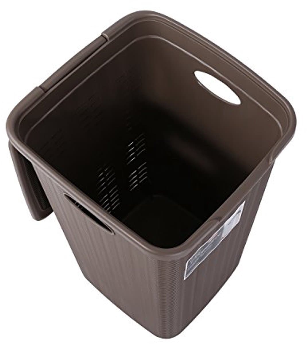 Elegante wasmand 37 x 38 x 54,5 cm in duif grijs - handige opberglossing — afbeelding 1
