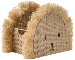 Vertbaudet Opbergmand leeuw van papierkoord en raffia