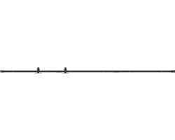 vidaXL - Ophangset - voor - schuifdeur - 244 - cm - koolstofstaal — afbeelding 1