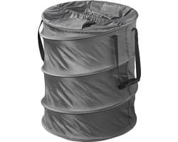 ProPlus Waszak opvouwbaar - Ø46 x 60 cm - Wasmand - Pop-up waszak - Waszak Opvouwbaar Camping - Zwart