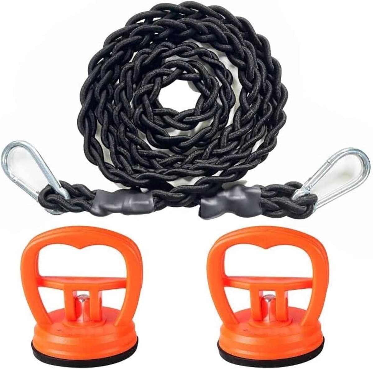 Bungee Cord Reiswaslijn met Zuignappen en Connectoren - Ideaal voor Binnen en Buiten Droogruimte — afbeelding 1
