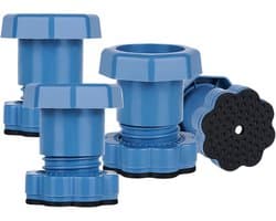 Wasmachine Stabilisator Poten - Anti-vibratie Pads - Apparaten Dempen - In Hoogte Verstelbaar - 6 x 15 x 6 cm