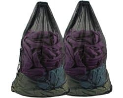 Extra grote wasnetzakken 70x90cm - 2 stuks, stevig en ideaal voor kleding, lingerie en delicate was in de wasmachine