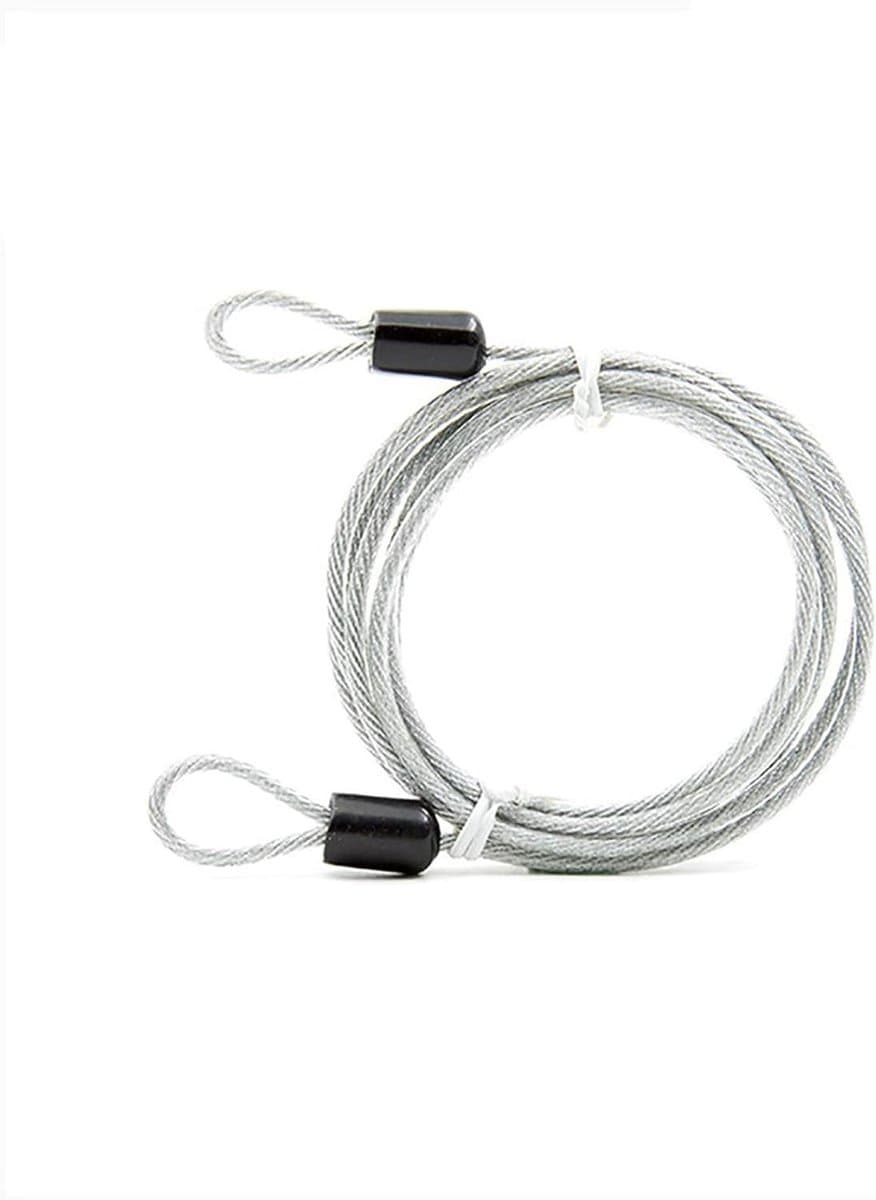 Waslijn Touw - Stalen Kern - Kleding Drogen - Sterke PVC Coating - 2 Meter - Transparant — afbeelding 1