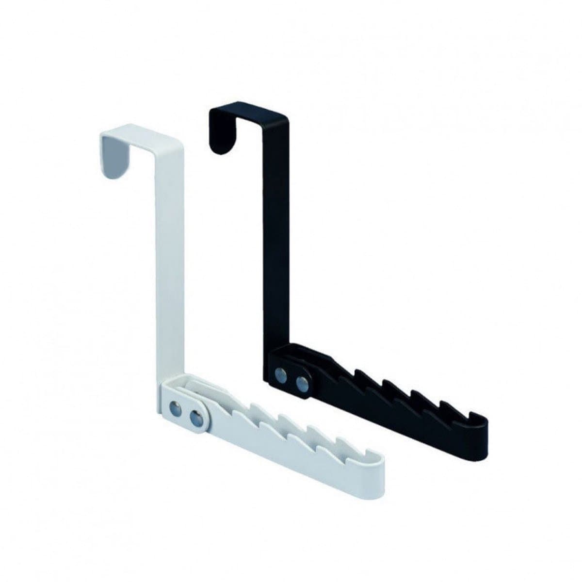 Opvouwbaar Telescopisch Droogrek - 2 stuks - Inklapbaar Wanddroogrek - Wandmontage voor Kleding - Kledinghanger - Uitklapbaar Kledingrek Wand - Wanddroogrek voor Kleding - Droogrek voor kleding aan de muur - Droogrek voor wasgoed - Wit — afbeelding 1