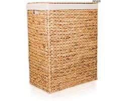 RFWR® Ruimtebesparende Wasmand met Deksel voor Kleine Ruimtes - 80 Liter Opbergruimte