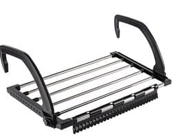 Inklapbaar Wasrek voor Balkon, Radiator en Meer met Anti-Slip en Verstelbare Haken
