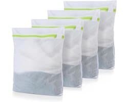 Kavel van 3 kleine linnentassen voor wasmachine 23 x 30 cm - wasnet voor wasmachine - wastas reizen - multifunctionele wasnet - wasnet groot - waszakken set - waszakjes voor delicate kleding.