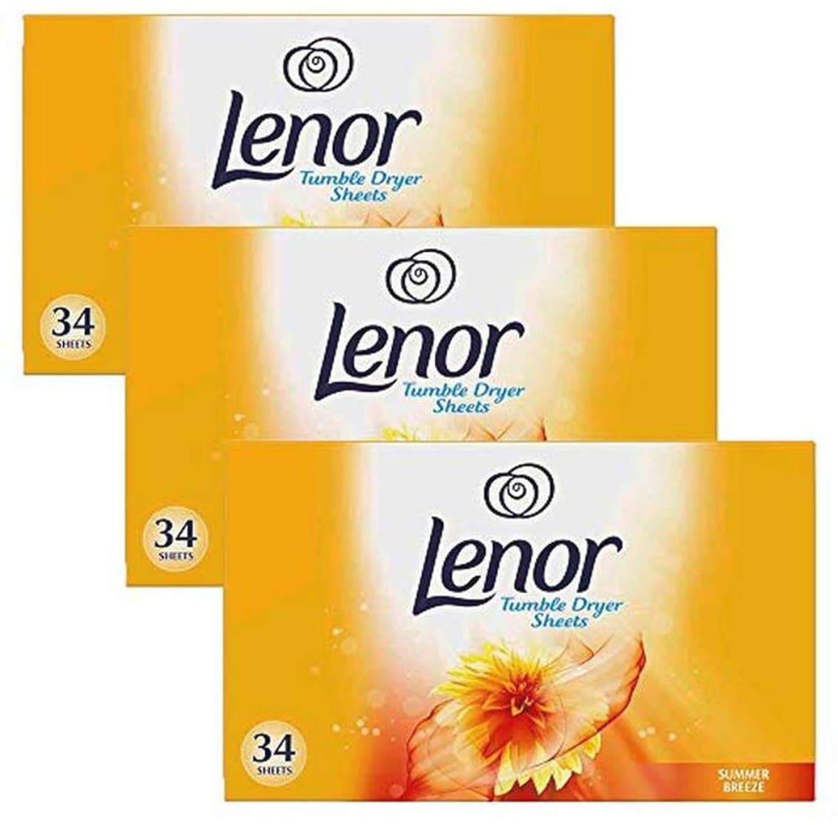 Wasdroger Vellen - 3 x 34 Stuks - Verfrissende Kleding Conditioner — afbeelding 1