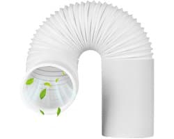 Dailygoods- Afvoerslang 2 Meter - 150 mm Diameter - PVC Afvoerslang - Verlenging - Draagbare Airconditioning - Geschikt voor Wasdroger/Afzuigkap - Afvoerslang Voor Airco