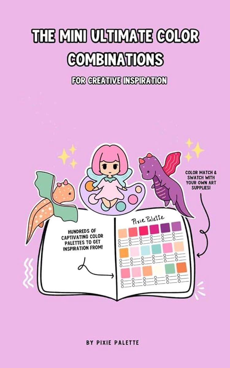 INSPIRATION: A pocket size color palette book for on the go cozy coloring — afbeelding 1