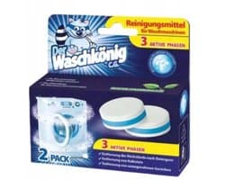 Der Waschkonig Serie - Wasmachine Reinigingstabletten - 3-in-1 - 2 Stuks