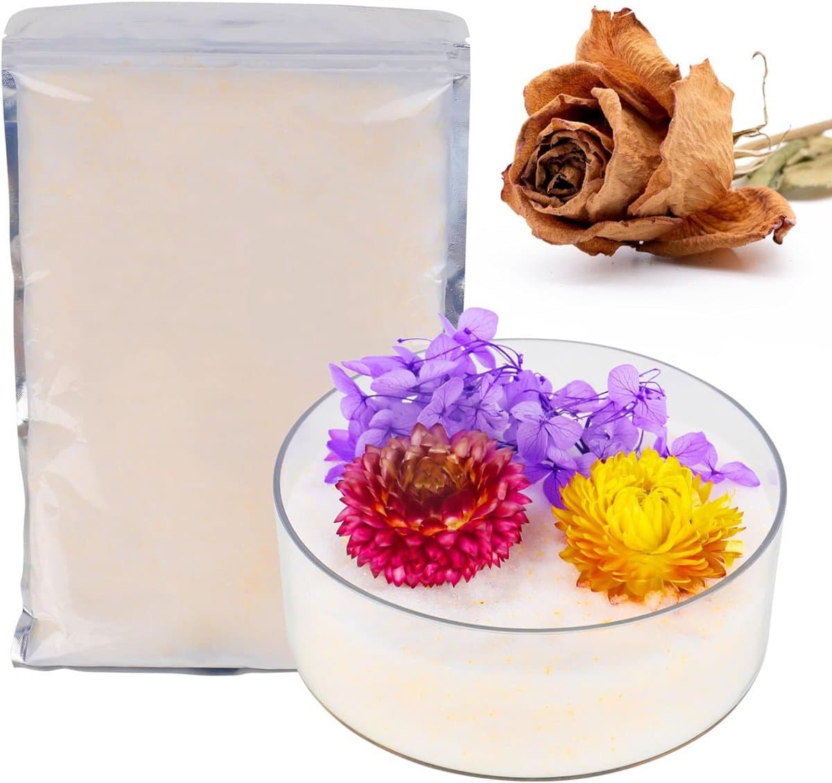 900g Silicon Silicagel Zakken Silicagel Zakken Silicagel Zakken Silicagel Zakken Silica Vocht Drogen voor Bloemen Drogen Silicagel Water Gel voor Vakantie Planten — afbeelding 1