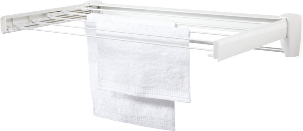 Leifheit wanddroogrek Telegant 36 Protect Plus - 3,6 m drooglengte - ophangbaar - wit — afbeelding 1