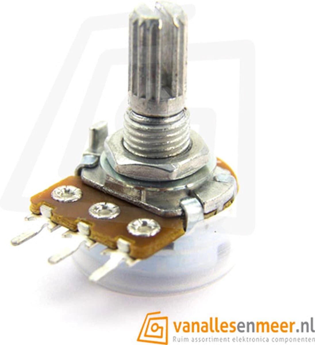 Potentiometer 10K Ohm logaritmisch A10K — afbeelding 1