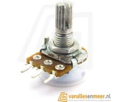 Potentiometer 10K Ohm logaritmisch A10K — afbeelding 1