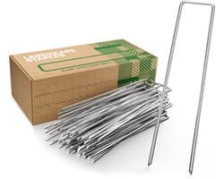 GardenGloss Grondankers - Anti-Roest & Verzinkt - 50 Stuks - Aardnagels & Haringen - 150x25 mm (Ø 2,8 mm)