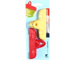Nietjes Set - Zaksluiters Clips - Voedsel Vers Houden - Robuuste Kunststof - 11 cm - Grijs