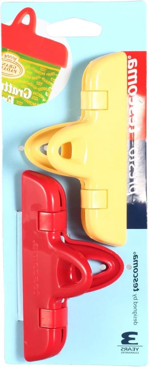 Nietjes Set - Zaksluiters Clips - Voedsel Vers Houden - Robuuste Kunststof - 11 cm - Grijs — afbeelding 1