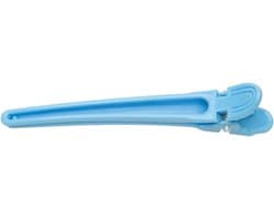Haar Klemmen - Kappers Clips - Haar Stylen - Zak van 12 - 10 cm - Roze Blauw Paars