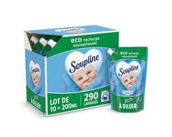 Soupline Hemels Fris Geconcentreerde Wasverzachter 10 x 29 wasbeurten - eco navullingen