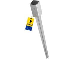 Paaldrager 45 x 45 paalanker, inslagbodemhulzen PSG, steunpoot, grondpen, inslaghuls 45 x 45 mm, grondankers, grondanker, metalen grondpennen, voor houten palen, hekpalen — afbeelding 1