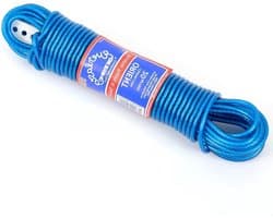 Kledinglijn - Waslijn - Buiten Drogen - Duurzaam PVC - 30 Meter - Blauw