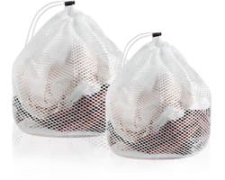 Dailygoods- Waszak - 2 Stuks - Duurzaam Polyester - Waszak voor Kleding - Waszak voor Ondergoed - Waszak voor Baby Kleding - Beschermt Kleding in Wasmachine - Wasmachinezak