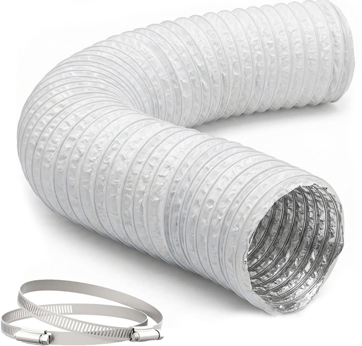 Afvoerslang - Ø 150 mm - 5 m - wit — afbeelding 1
