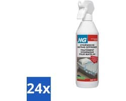 HG - Hygiënische Matras Opfrisser - Werkt Na 30 Minuten - Neutraliseert Nare Geurtjes - 500 ml - Voordeelverpakking - 24 stuks