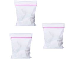 EXCITAT Waszak - Wasnet - Ritssluiting - Herbruikbaar - voor sokken, ondergoed, kleding - 2 stuks