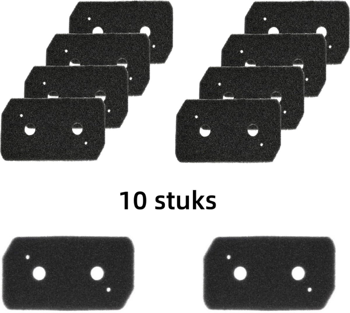10 x Filterdroger - droger - Geschik voordroger Bosch Siemens-Spons filter- Herbruikbaar( 228x128x20mm) — afbeelding 1