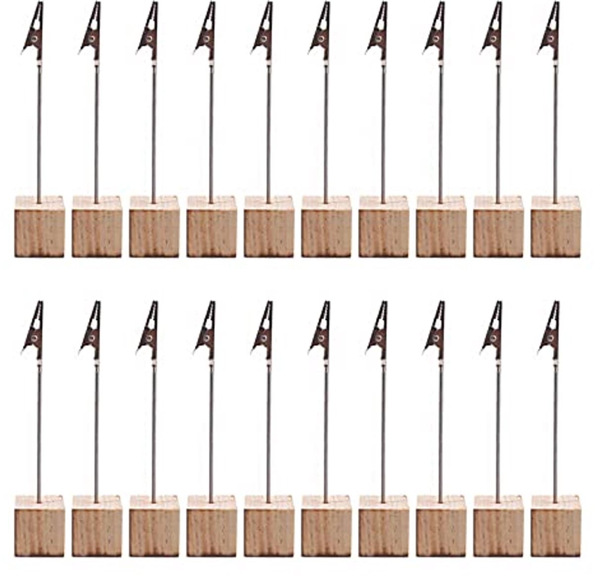 20 Stuks Houten Foto Clip Houders voor Thuis en Kantoor — afbeelding 1