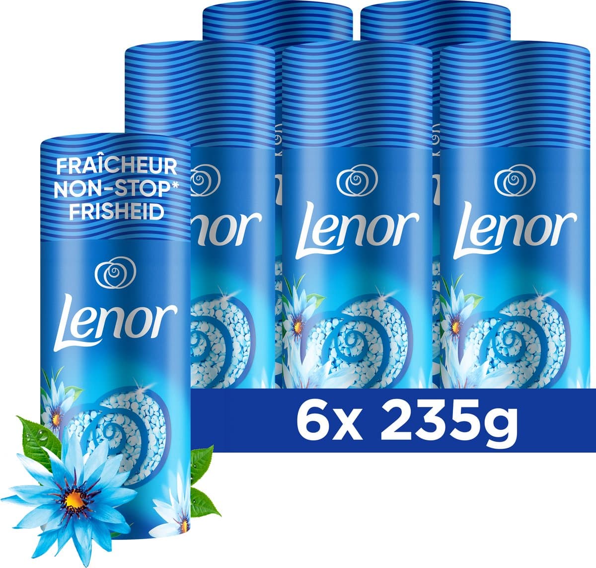 Lenor Geurbooster Zeebries - 6 x 235 gram - Wasparfum — afbeelding 1
