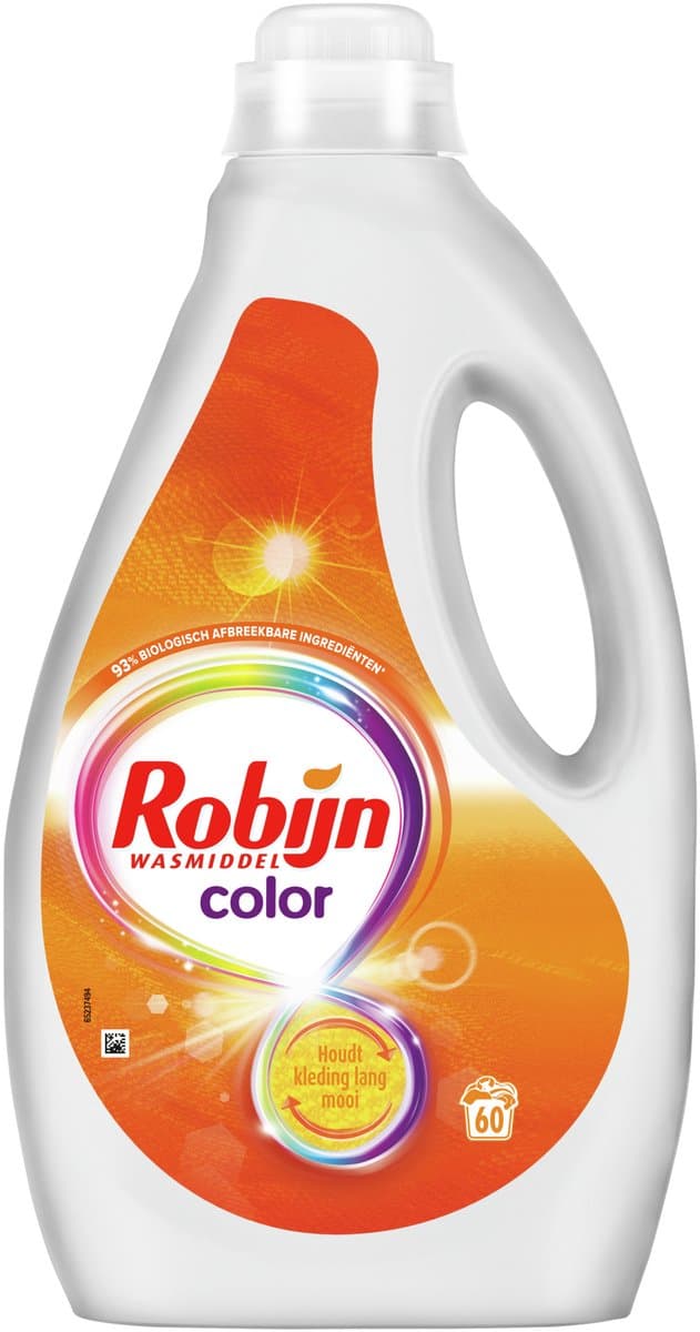 Robijn - Vloeibaar Wasmiddel - Color - 60 Wasbeurten — afbeelding 1