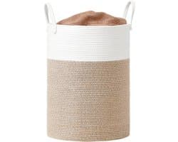SONGMICS - Wasmand - Wasmand voor Kinderen - Met Handvatten - Katoenen Touw - Voor Kinderkamer