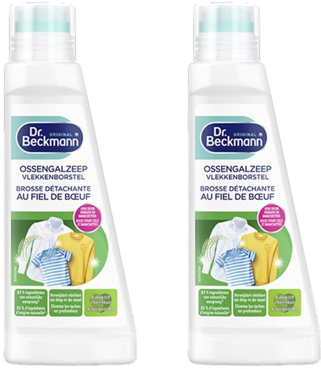 Dr. Beckmann Ossengalzeep met vlekkenborstel - 2 x 250 ml — afbeelding 1