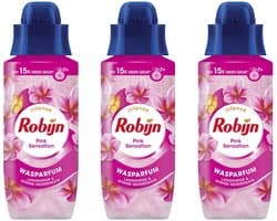 Robijn Wasparfum - Pink Sensation - 3 x 342 ml Voordeelverpakking